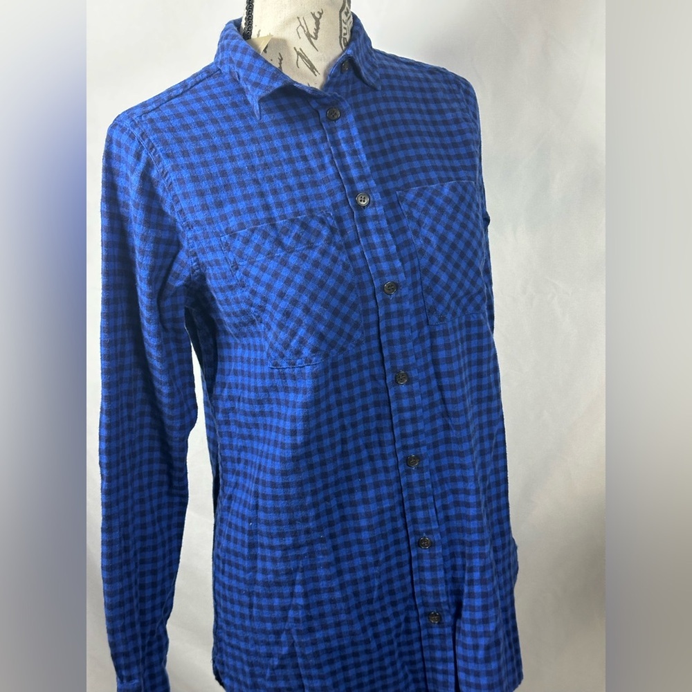 J. Crew Blue Button Down Shirt - Picture 9 of 11